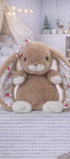 Peluche lapin Kanina Floral marron Bukowski Design – doudou bébé lapin floral cadeau naissance original – Tawus