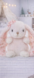 Peluche lapin Kanina Floral rose pâle Bukowski Design – doudou bébé lapin floral cadeau naissance fille – Tawus