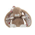 Peluche lapin Kanina Floral taupe Bukowski Design – doudou bébé lapin floral taupe cadeau naissance – Tawus