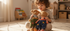 Peluche ours baby mavii Bukowski Design en situation – doudou bébé doux et rassurant, idéal comme cadeau de naissance – Tawus