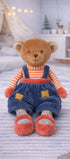 Peluche ours Baby Mavi bleu Bukowski Design – doudou bébé ours bleu cadeau naissance garçon – Tawus