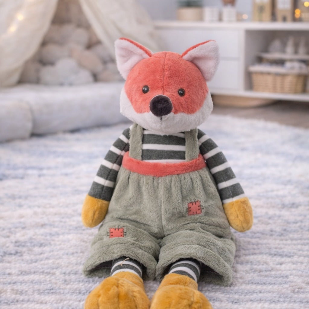 Peluche renard Foxy Bukowski Design – doudou bébé renard cadeau naissance original jouet enfant – Tawus