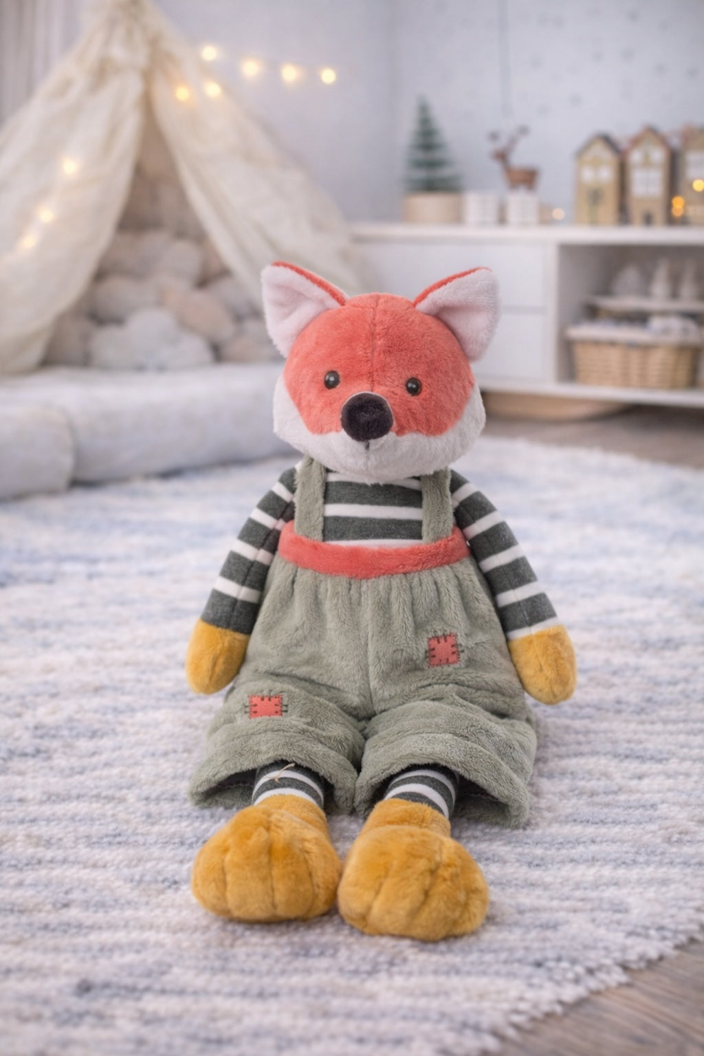 Peluche renard Foxy Bukowski Design – doudou bébé renard cadeau naissance original jouet enfant – Tawus