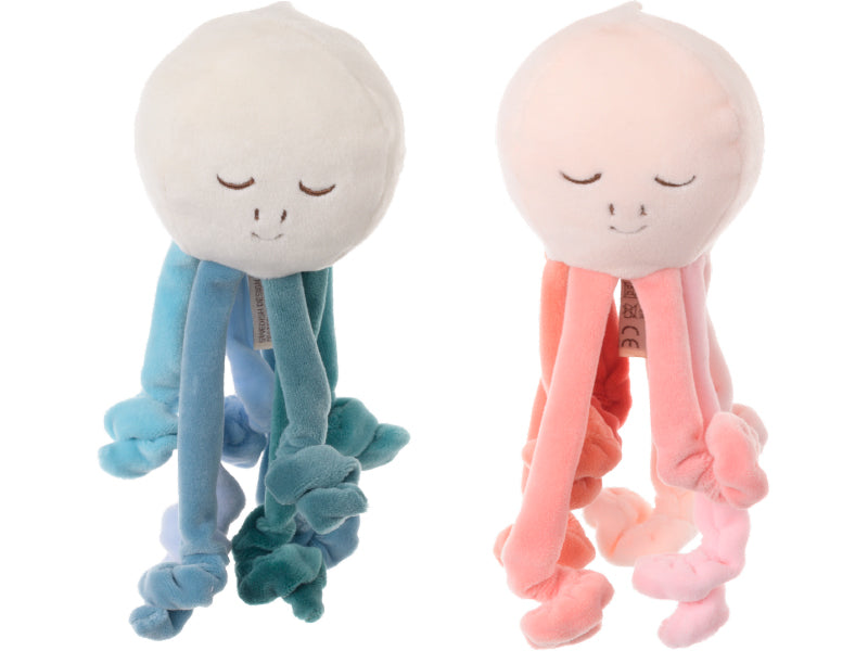 Sweet Inky & Pinky poulpe Bukowski Design duo – peluche pieuvre bébé rose bleu cadeau naissance original – Tawus