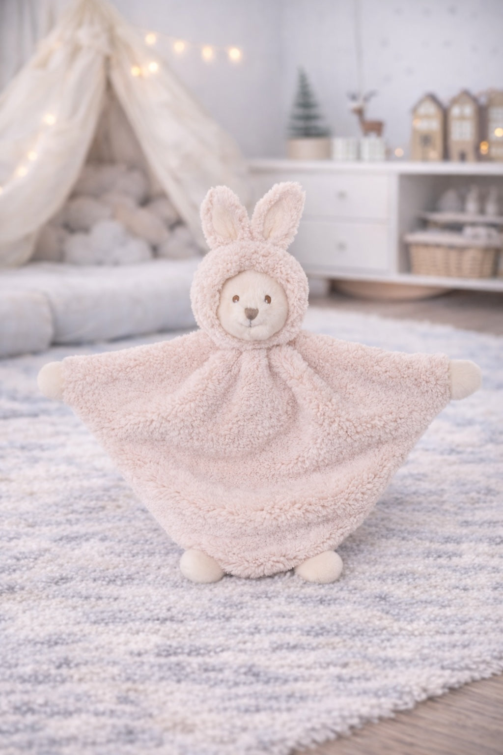 Doudou plat ours Ziggy beige Bukowski Design – peluche bébé ours beige cadeau naissance – Tawus