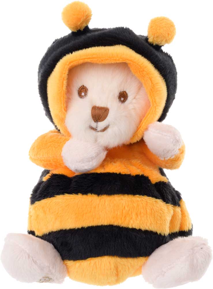 Ziggy abeille Bukowski Design en situation – peluche bébé abeille doudou cadeau naissance enfant original – Tawus