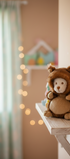 Peluche Ziggy écureuil Bukowski Design en situation – doudou bébé doux et rassurant, idéal comme cadeau de naissance – Tawus