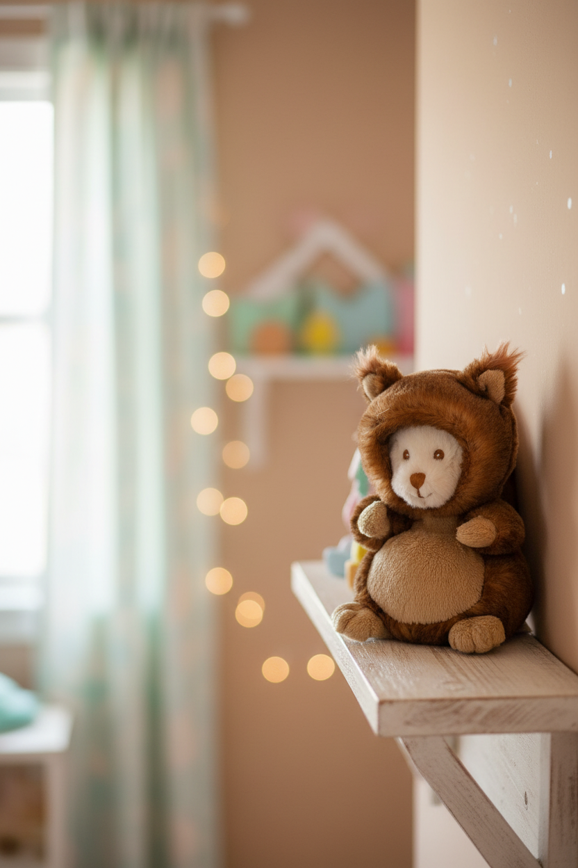 Peluche Ziggy écureuil Bukowski Design en situation – doudou bébé doux et rassurant, idéal comme cadeau de naissance – Tawus